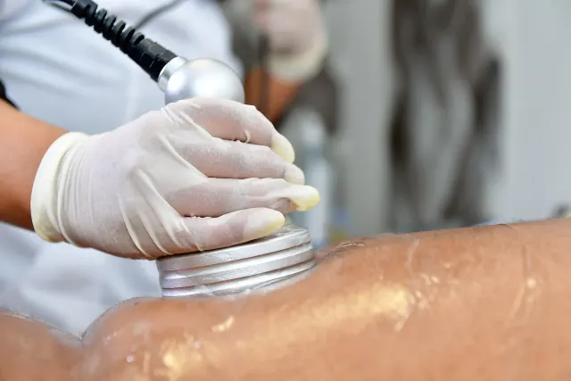 Lymphatic drainage and EMS treatment step