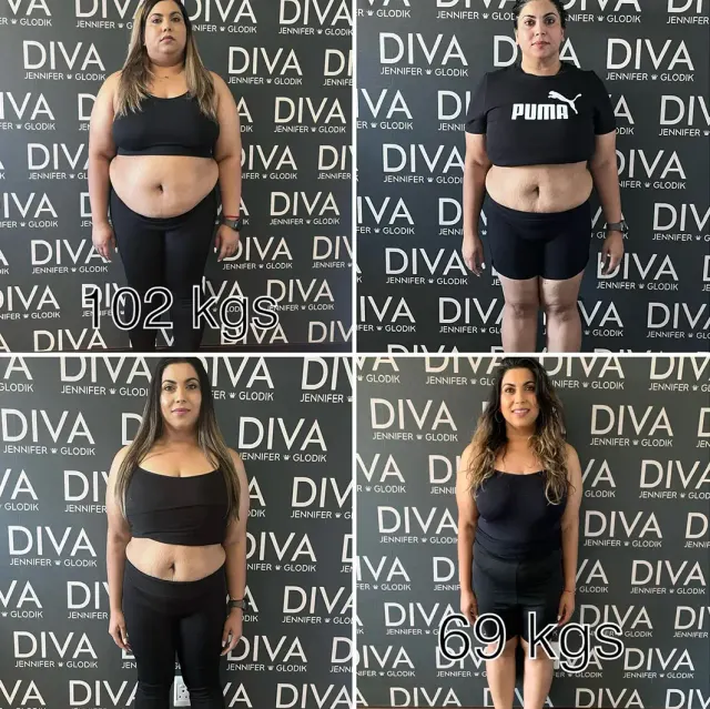 Before and after treatment