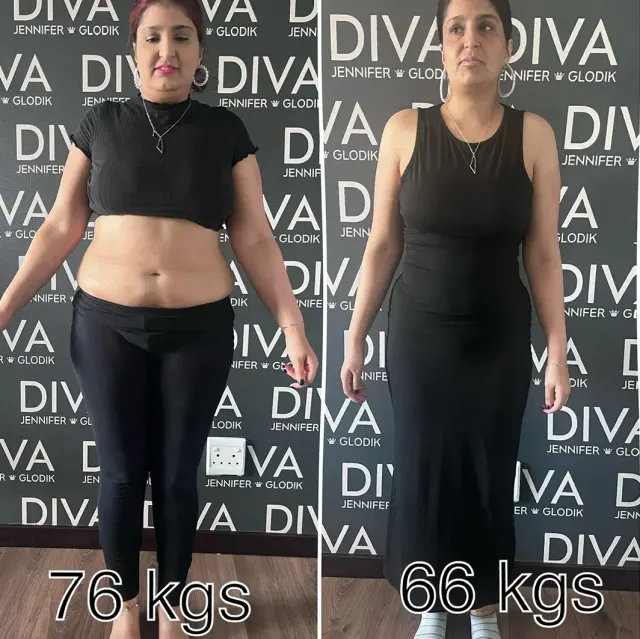 Before and after treatment